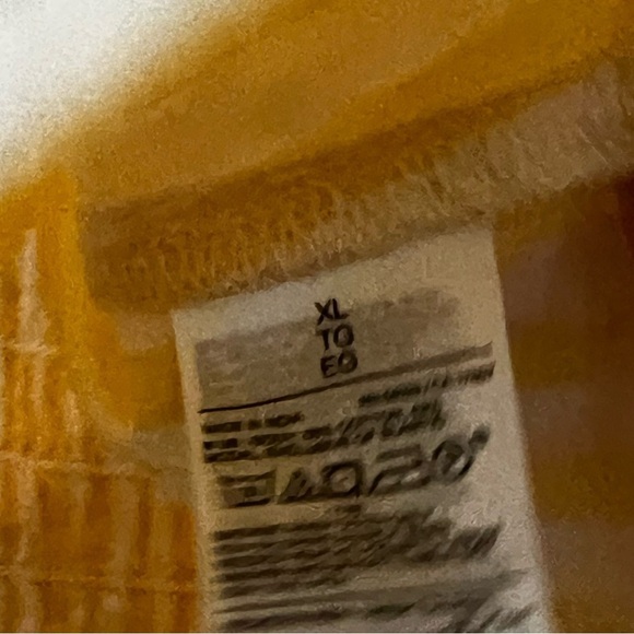 OLD NAVY Matching Printed Smocked Bralette Top in Yellow Stripe - Picture 6 of 13